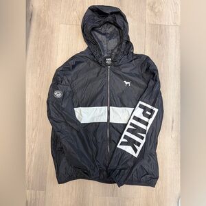 Victoria's Secret PINK Black and White Windbreaker